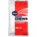Конфеты жевательные GU Energy Chews, клубника, 1 шт