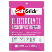 Жевательные солевые таблетки SaltStick Fastchews, ягодный микс (10 шт)