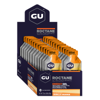 Коробка гелей GU Roctane, ваниль-апельсин, 24 шт