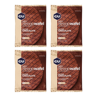 Набор вафли GU Energy Stroopwafel (без глютена) соленый шоколад, 4 шт
