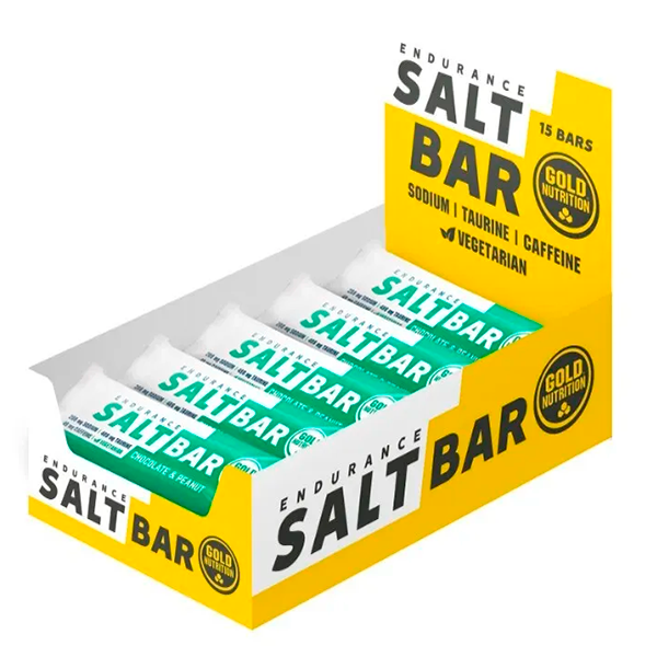 Коробка батончик солевой энергетический ENDURANCE SALT (шоколад-арахис), 40гр, 15шт