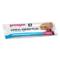 Злаковый батончик SPONSER Cereal Energy Plus Клюква, 1 шт