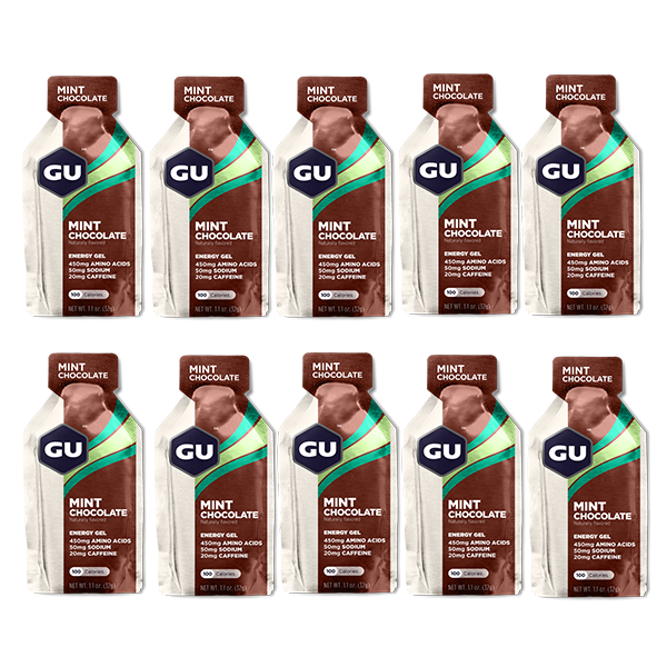 Набор гелей GU Original, ментол-шоколад, 10шт