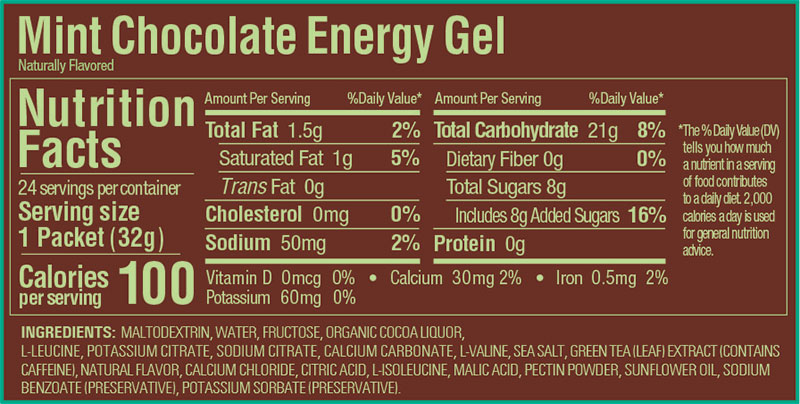 Гель GU Original, мятный шоколад, 1 шт